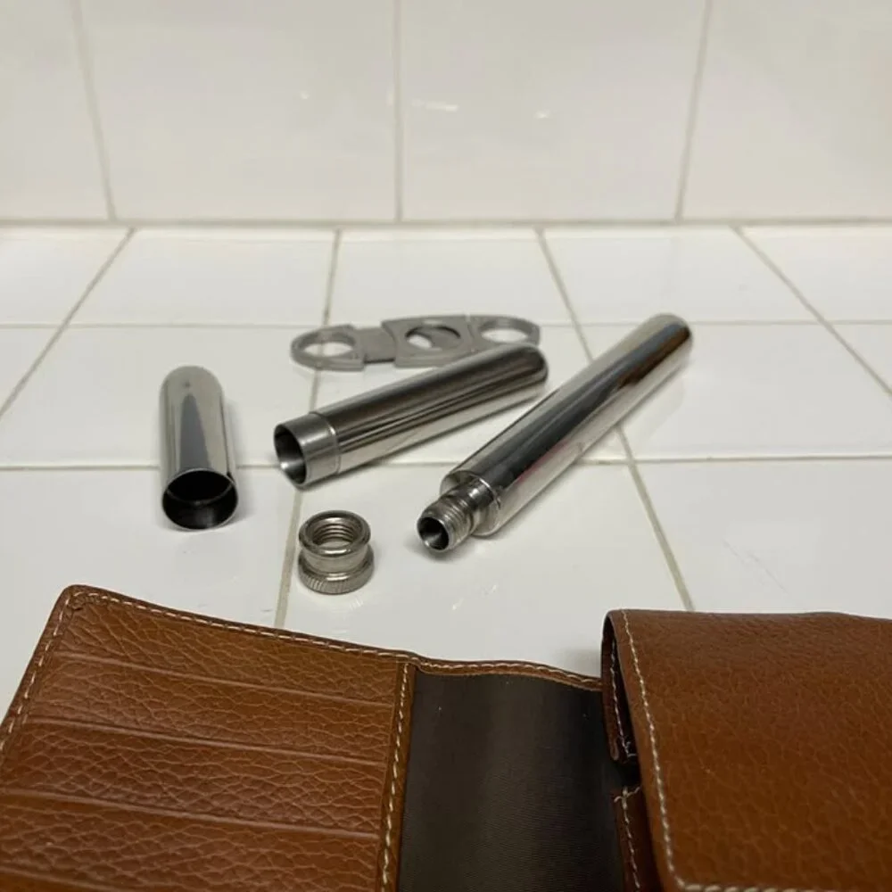 leather cigar holder - Picture 3 of 6